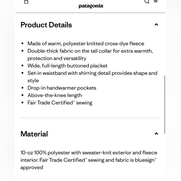 Patagonia W’s Bettet size large Women's Green Coat - Picture 7 of 7